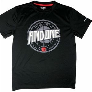 AND ONE BOYS ATHLETIC SHORT SLEEVE LOGO T-SHIRT